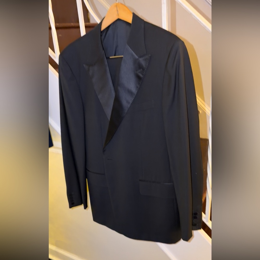 Gucci Tom Ford  era Elegant Black Tuxedo Jacket